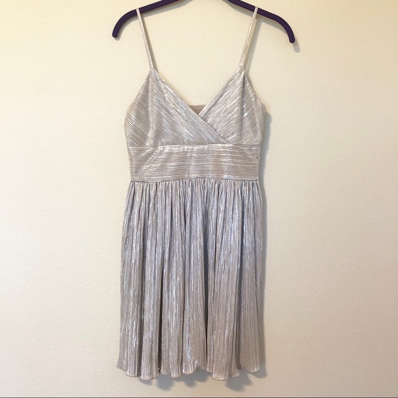 Armani Exchange Dresses & Skirts - Armani Exchange Champagne Crinkled Cocktail Dress